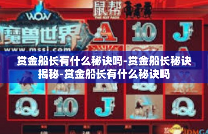 赏金船长有什么秘诀吗-赏金船长秘诀揭秘-赏金船长有什么秘诀吗