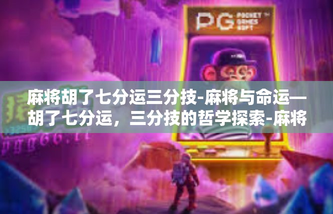 麻将胡了七分运三分技-麻将与命运—胡了七分运，三分技的哲学探索-麻将胡了七分运三分技