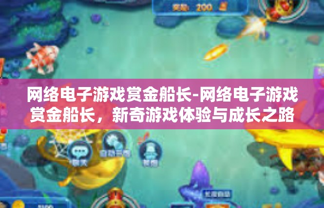 网络电子游戏赏金船长-网络电子游戏赏金船长，新奇游戏体验与成长之路-网络电子游戏赏金船长
