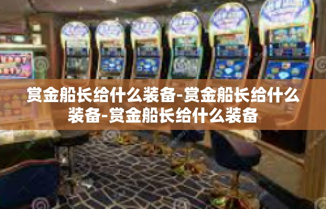 赏金船长给什么装备-赏金船长给什么装备-赏金船长给什么装备