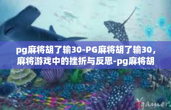pg麻将胡了输30-PG麻将胡了输30，麻将游戏中的挫折与反思-pg麻将胡了输30