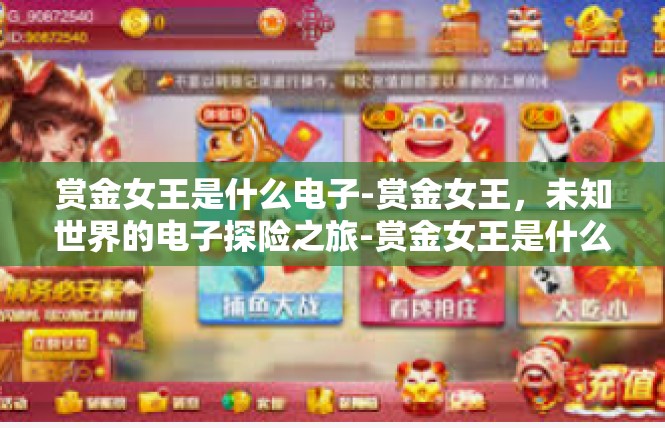 赏金女王是什么电子-赏金女王，未知世界的电子探险之旅-赏金女王是什么电子
