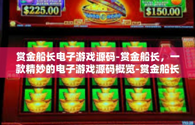赏金船长电子游戏源码-赏金船长，一款精妙的电子游戏源码概览-赏金船长电子游戏源码