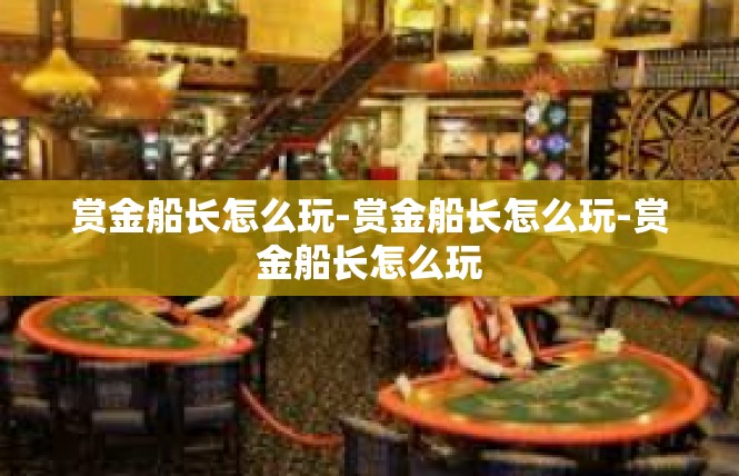 赏金船长怎么玩-赏金船长怎么玩-赏金船长怎么玩