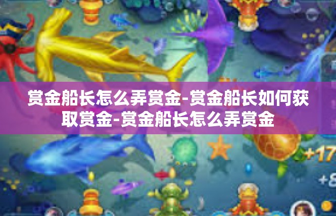 赏金船长怎么弄赏金-赏金船长如何获取赏金-赏金船长怎么弄赏金