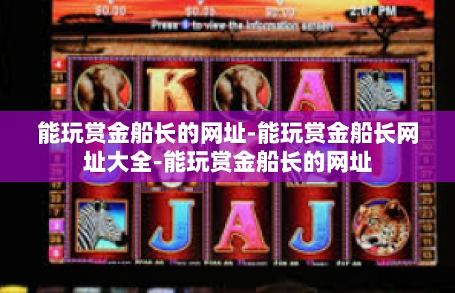 能玩赏金船长的网址-能玩赏金船长网址大全-能玩赏金船长的网址