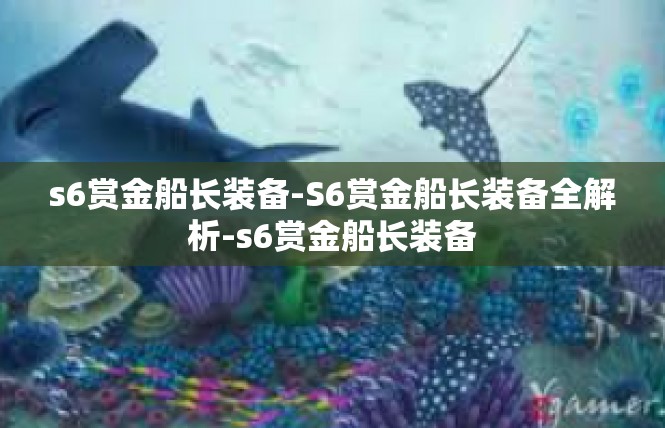 s6赏金船长装备-S6赏金船长装备全解析-s6赏金船长装备