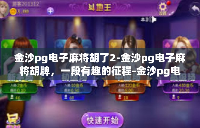 金沙pg电子麻将胡了2-金沙pg电子麻将胡牌，一段有趣的征程-金沙pg电子麻将胡了2