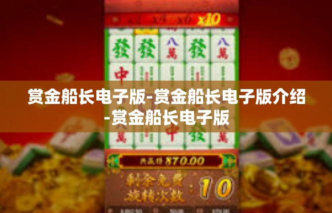 赏金船长电子版-赏金船长电子版介绍-赏金船长电子版
