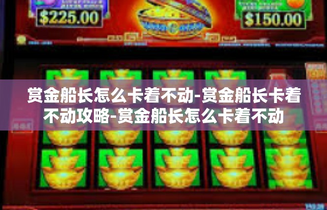赏金船长怎么卡着不动-赏金船长卡着不动攻略-赏金船长怎么卡着不动