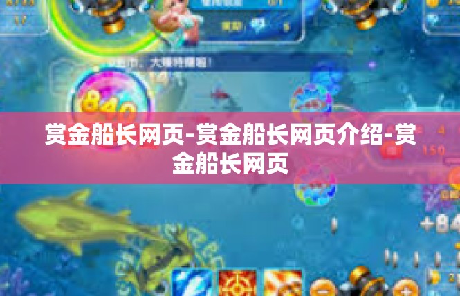 赏金船长网页-赏金船长网页介绍-赏金船长网页